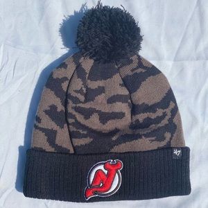 Devils Official NHL Camo Beanie